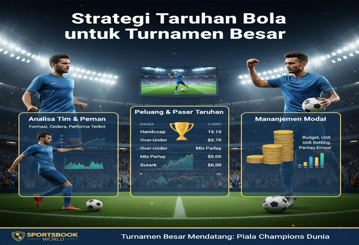 Strategi Taruhan Bola untuk Turnamen Besar